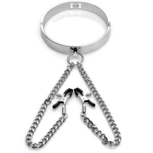 26639-metal-neck-collar-with-adjustable-nipple-clamps-12cm-loveshop-cy