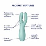 16819-satisfyer-threesome-3-clitoral-vaginal-vibrator-mint-Limassol-sexshop