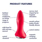 16823-satisfyer-rotator-plug-1-butt-plug-vibrator-red-Love-Shop-Limassol