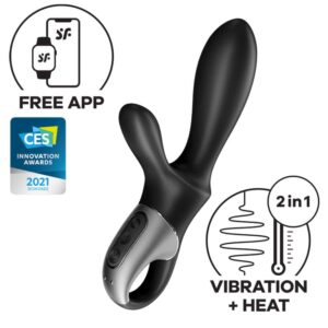 18277-Satisfyer-Heat-Climax-Anal-App-Vibrator-Black-sexshop-Cyprus