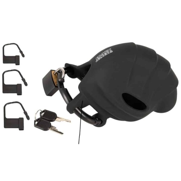 50043650000-black-velvets-cock-and-ball-silicone-cage-with-padlocks-sex-shop-paphos