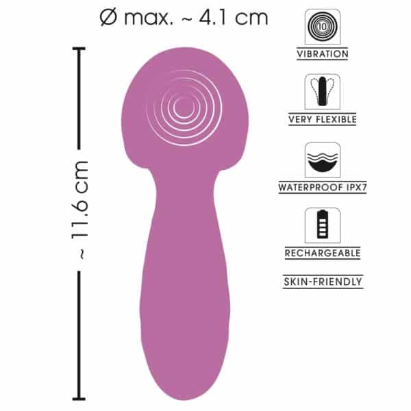 54029480000-sweet-smile-flexible-mini-silicone-wand-vibrator-sex-shop-nicosia
