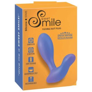 54034050000-sweet-smile-silicone-vibratig-flexible-butt-plug-loveshop