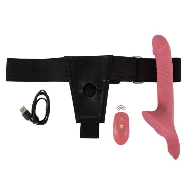 54051220000-strap-on-set-harness-with-remote-controlled-thrusting-vibrator-sexshopcy 54051220000-strap-on-set-harness-with-remote-controlled-thrusting-vibrator-sexshopcy
