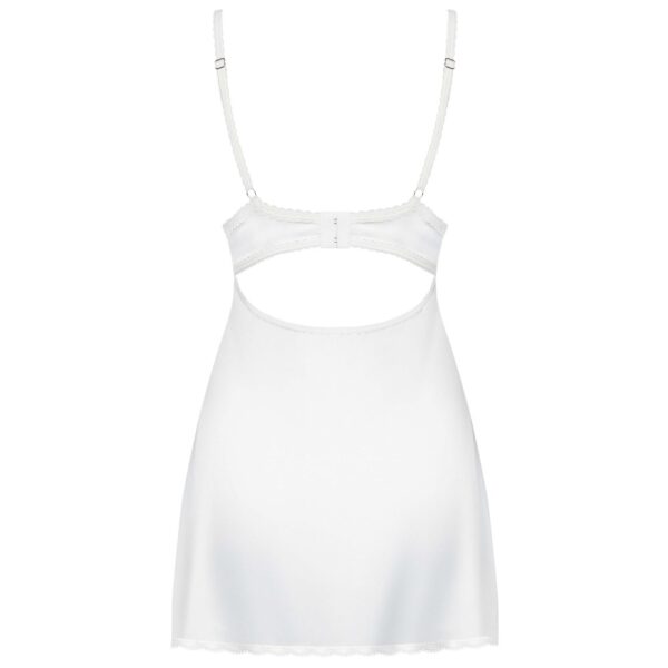 11153-Obsessive-Glossy-White-Chemise-with-Thong-loveshop-Cy