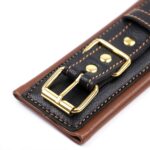 11287-brown-leather-padded-wrist-cuffs-with-golden-chain-sex-shop-Paphos