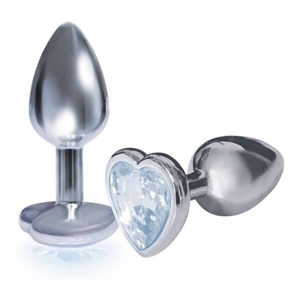 11857-small-heart-base-metal-butt-plug-clear-7-cm-sexshop-Pafos