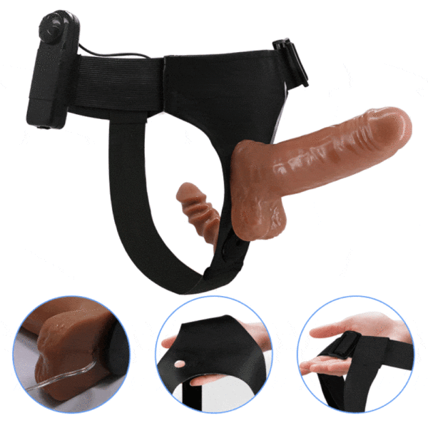 15005-female-ultra-passionate-dual-vibrating-penis-strap-on-16-cm-sexshop-Limassol