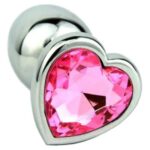 16081-small-heart-base-metal-butt-plug-dark-pink-7-cm-loveshop-Paphos
