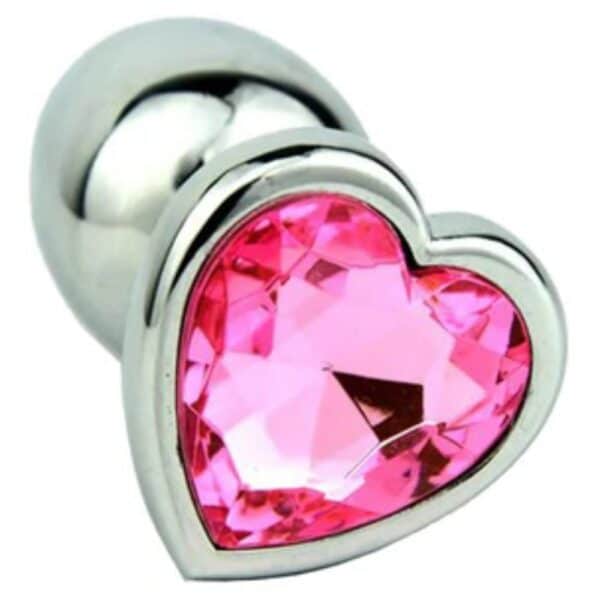 16081-small-heart-base-metal-butt-plug-dark-pink-7-cm-loveshop-Paphos