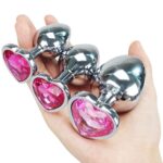 16341-large-heart-base-metal-butt-plug-dark-pink-9-cm-Limassol-Love-Shop
