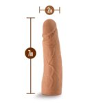 19207-lock-on-dynamite-dildo-with-suction-cup-adapter-mocha-17-7-x-5-cm-LoveShop-Yermasoyia