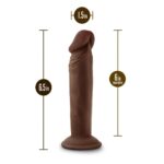 19315-dr-skin-plus-posable-dildo-chocolate-16-5-x-3-8-cm-Nicosia-sex-shop