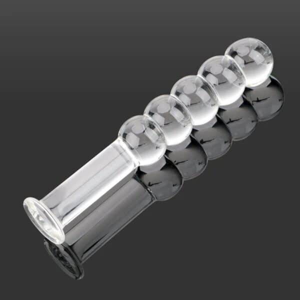 23075-naughty-toys-beaded-glass-anal-plug-15-x-3-cm-Limassol-sexshop