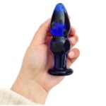 23731-glassy-blue-anal-plug-11-x-3-8-cm-Love-Shop-Limassol