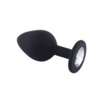 23735-large-black-silicone-butt-plug-with-clear-jewel-sexshop-Limassol