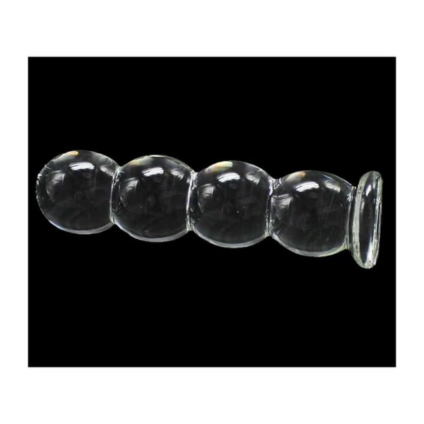23737-clear-beaded-glass-anal-plug-massager-15-x-3-cm-sexshop-Lemesos