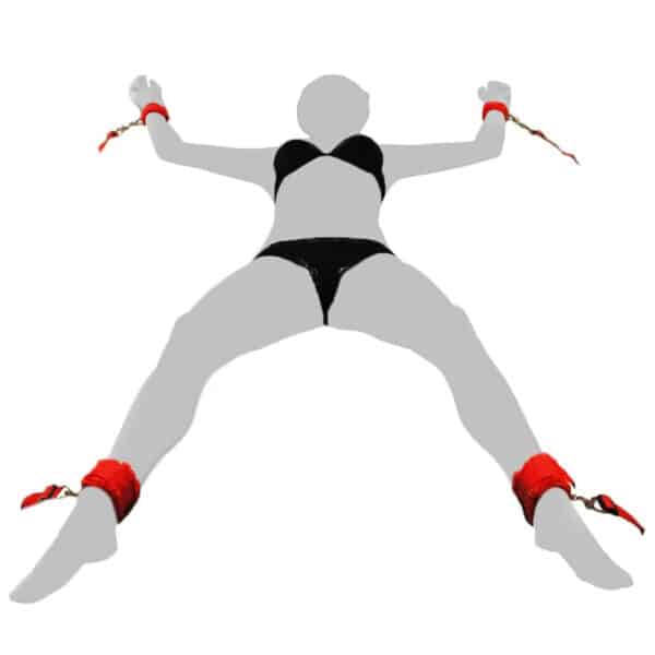 23765-velcro-bondage-red-bed-restraints-with-plastic-hooks-sexshop-Cyprus