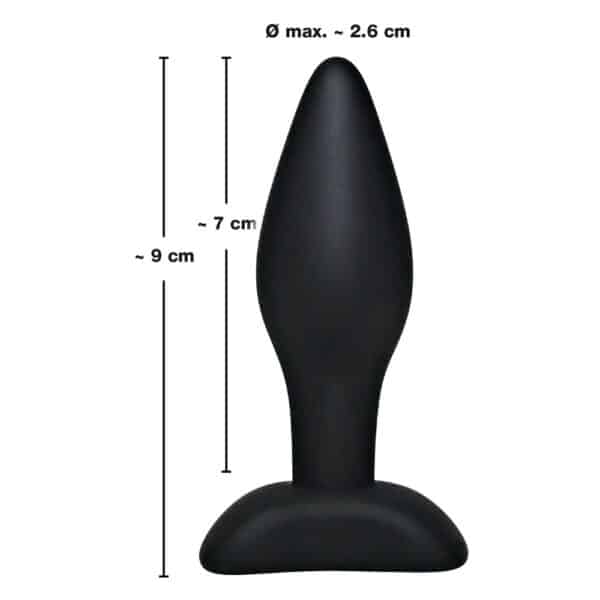 2380-super-small-black-velvets-silicone-butt-plug-sex-shop-paphos
