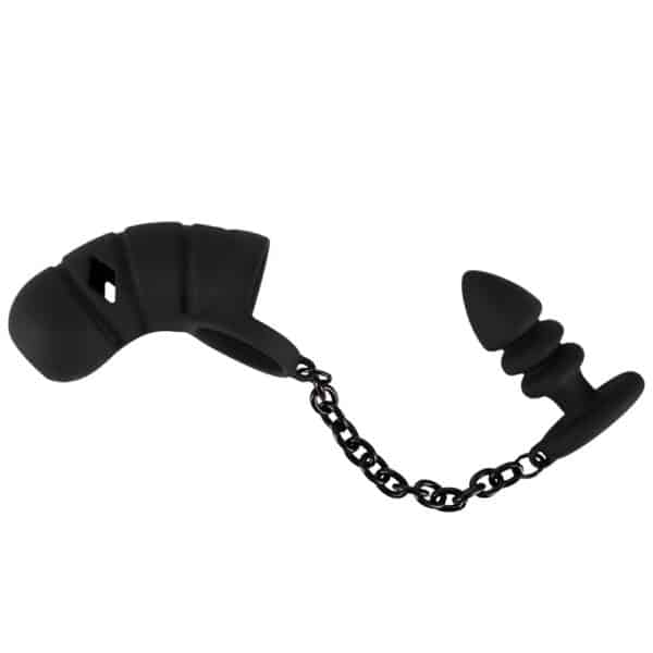 26812-ball-ring-cock-cage-anal-plug-Sex-Shop-Omonias