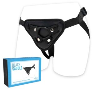 11279-toybox-black-sattle-adjustable-strap-on-silicone-ring