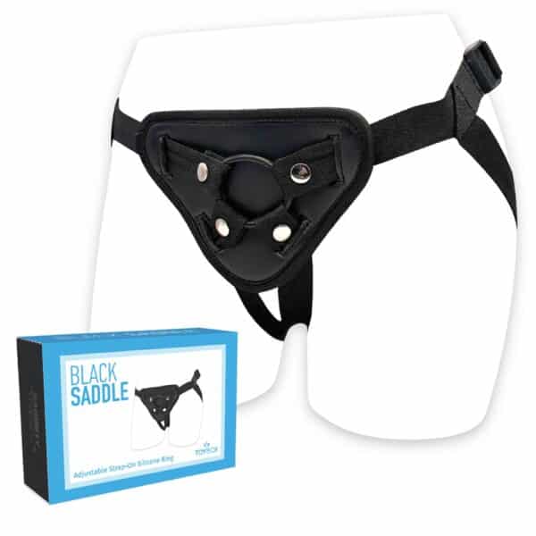 11279-toybox-black-sattle-adjustable-strap-on-silicone-ring