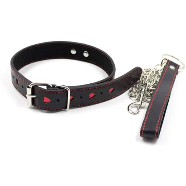 11357-leather-neck-collar-with-metal-leash-chain-Ayia-Napa-sex-shop