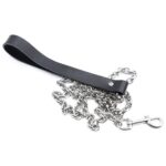 14495-naughty-toys-black-leather-collar-with-metal-leash-Nicosia-sex-shop