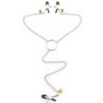 16561-nipple-clamps-and-clit-clamp-with-metal-chain-sex-shop-Larnaca
