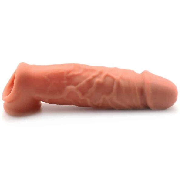 17149-super-soft-stretchy-penis-sleeve-with-ball-strap-15-cm-sex-shop-Paphos