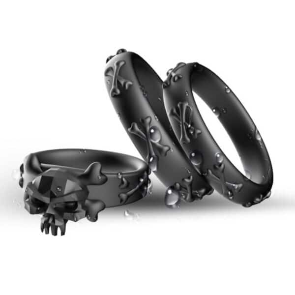 22287-toyboy-stay-hard-black-pirate-trio-silicone-rings-sexshop-Omonias