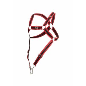 22887-dngeon-cross-cockring-harness-o-s-red-Love-Shop-Limassol