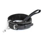 22955-naughty-toys-black-leather-collar-with-gems-and-metal-leash-sex-shop-Larnaka