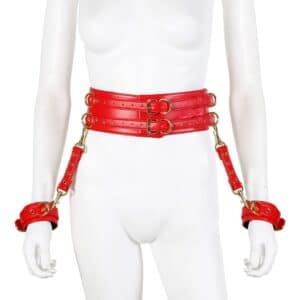 23043-naughty-toys-sexy-red-leather-corset-cuffs-restraints-2pcs-set-sexshop-Limassol