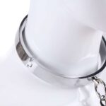 23053-steel-neck-collar-with-chain-leash-medium-size-Pafos-sexshop