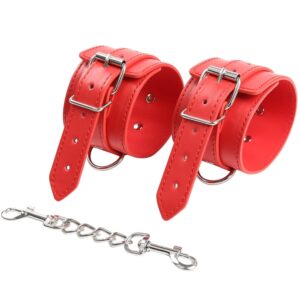 23073-naughty-toys-bdsm-red-faux-leather-ankle-cuffs-o-s-Limassol-sex-shop