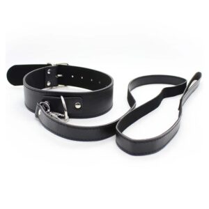 23223-naughty-toys-faux-leather-collar-with-leash-o-s-Limassol-sexshop