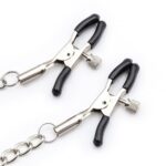 23747-ball-gag-4-cm-with-chained-nipple-clamps-Larnaka-sexshop