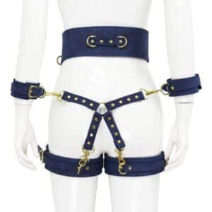 23775-naughty-toys-tibet-blue-leather-corset-cuffs-hog-tie-restraints-4pcs-set-Larnaka-sexshop