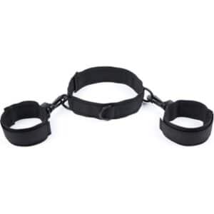 24617-naughty-toys-nylon-collar-with-wrist-restraints-Pafos-sex-shop