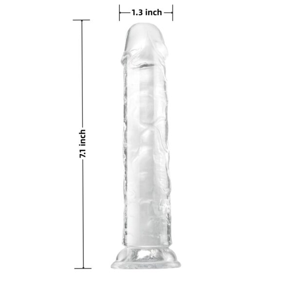 EK-QSD-015-toyboy-clear-tpe-dildo-with-strong-suction-cup-18-cm-sex-shop-nicosia EK-QSD-015-toyboy-clear-tpe-dildo-with-strong-suction-cup-18-cm-sex-shop-nicosia