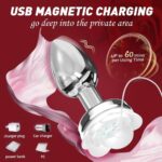 EK-T-GS437-1-toyboy-remote-controlled-vibrating-rose-metal-anal-plug-sex-shop-larnaka