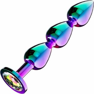 26753-iridescent-metal-anal-tribal-bead-plug-with-gem-loveshop