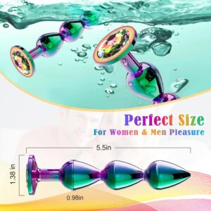 26753-iridescent-metal-anal-tribal-bead-plug-with-gem-sexshopcy