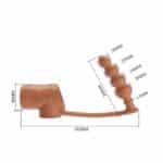26979-BI-026277-Pretty-Love-Rilley-penis-sleeve-butt-plug-brown-Sex-Shop-Limassol