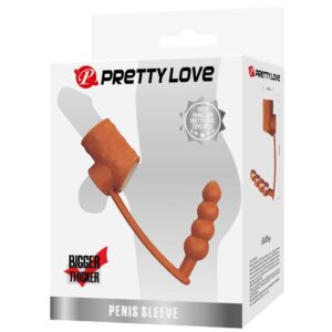 26979-pretty-love-rilley-penis-sleeve-with-butt-plug-brown-sex-toys-cyprus