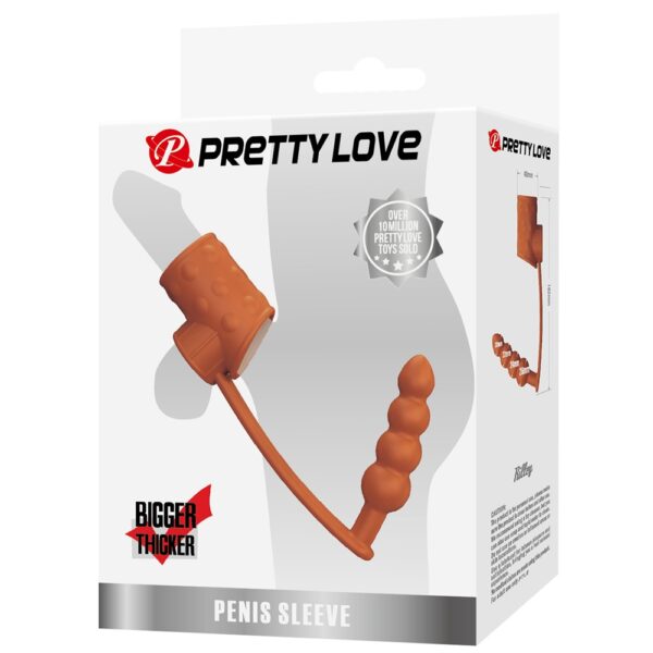 26979-pretty-love-rilley-penis-sleeve-with-butt-plug-brown-sex-toys-cyprus
