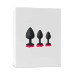EK-BY17-101-toybox-black-3-piece-butt-plug-set-with-red-rose-flower-sex-shop-nicosia