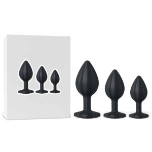 EK-LS-GJ-87-toybox-black-3-piece-butt-plug-set-with-red-diamond-loveshop