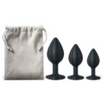 EK-LS-GJ-87-toybox-black-3-piece-butt-plug-set-with-red-diamond-sex-shop-nicosia